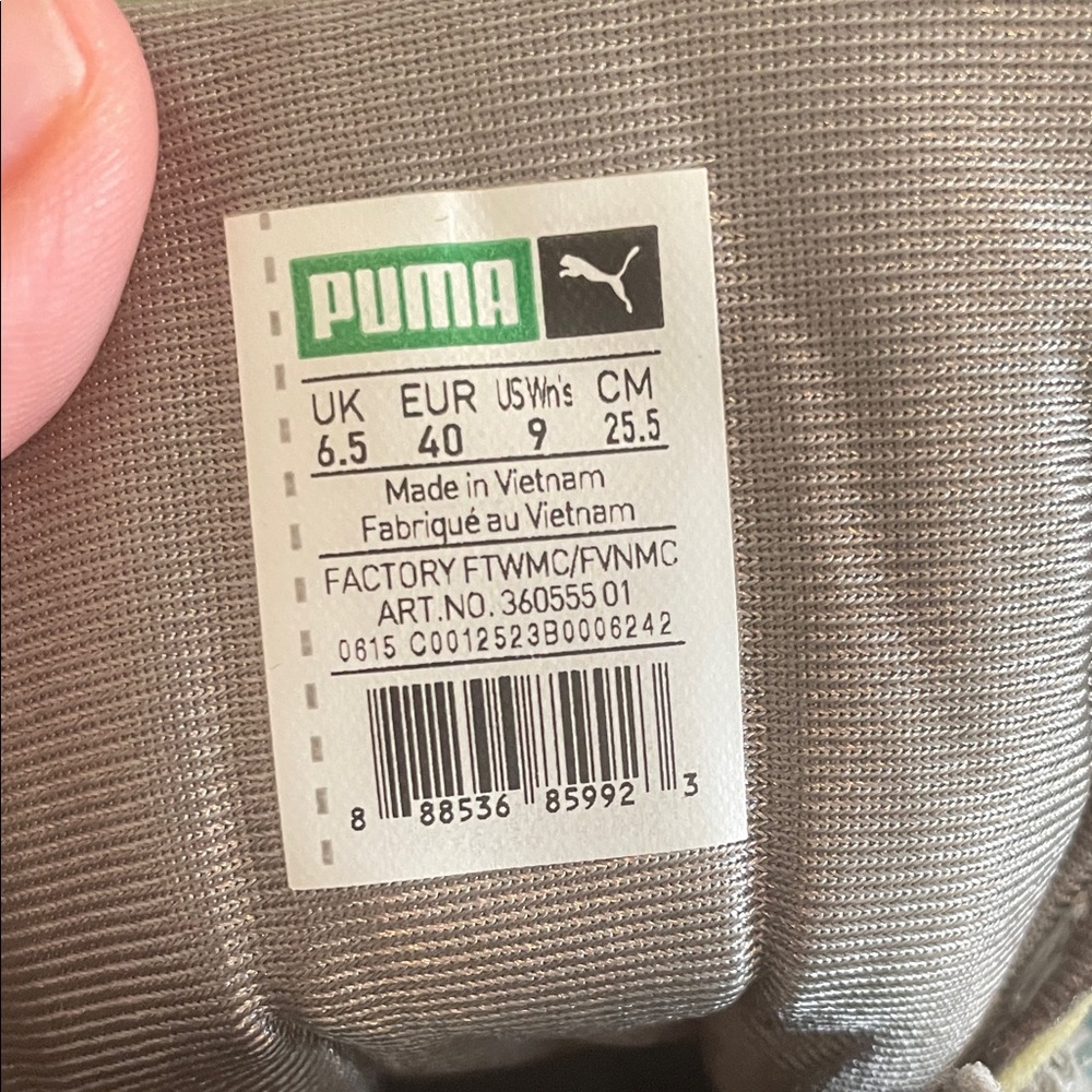 Puma Gray High-Top Sneakers - Picture 5 of 7